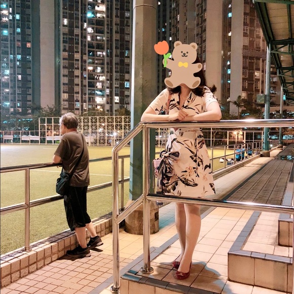 Floral mini dress French style - Picture 1 of 4